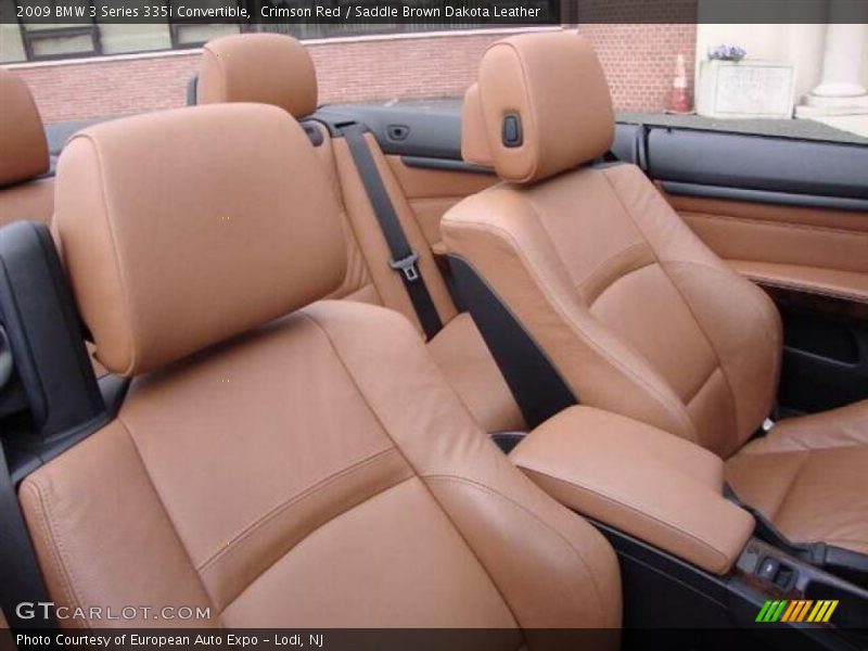 Crimson Red / Saddle Brown Dakota Leather 2009 BMW 3 Series 335i Convertible