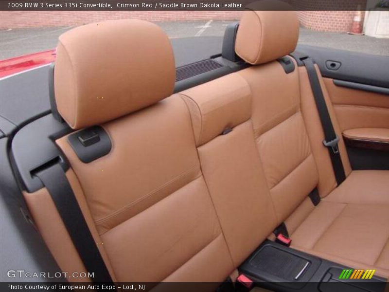 Crimson Red / Saddle Brown Dakota Leather 2009 BMW 3 Series 335i Convertible