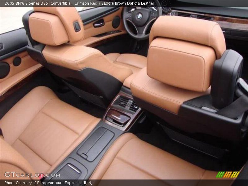 Crimson Red / Saddle Brown Dakota Leather 2009 BMW 3 Series 335i Convertible