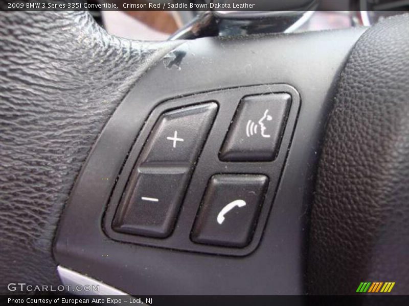 Crimson Red / Saddle Brown Dakota Leather 2009 BMW 3 Series 335i Convertible