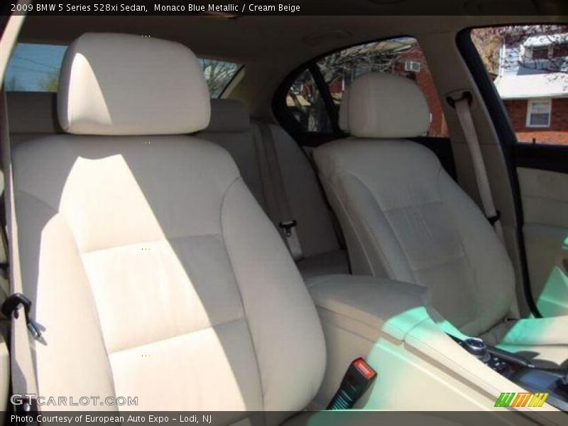 Monaco Blue Metallic / Cream Beige 2009 BMW 5 Series 528xi Sedan