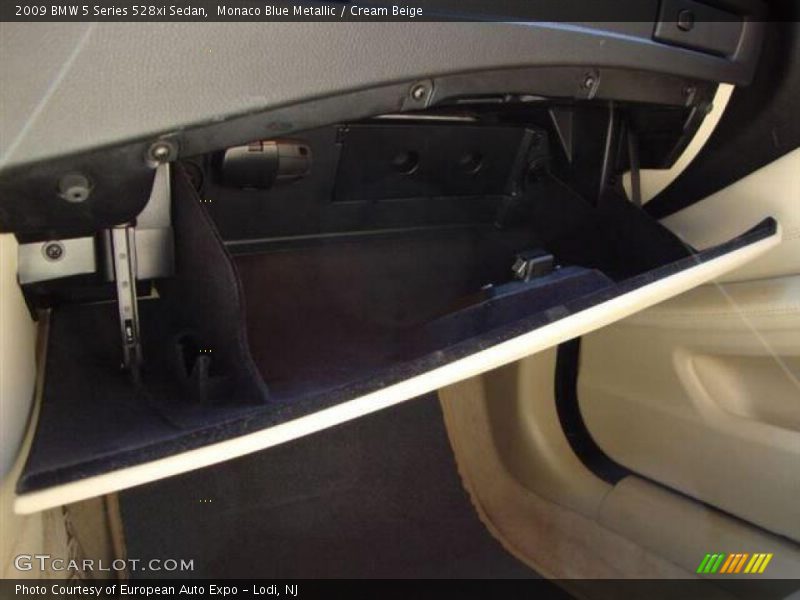 Monaco Blue Metallic / Cream Beige 2009 BMW 5 Series 528xi Sedan