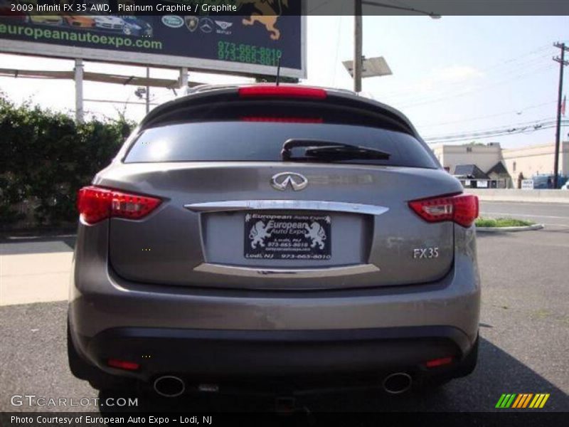 Platinum Graphite / Graphite 2009 Infiniti FX 35 AWD