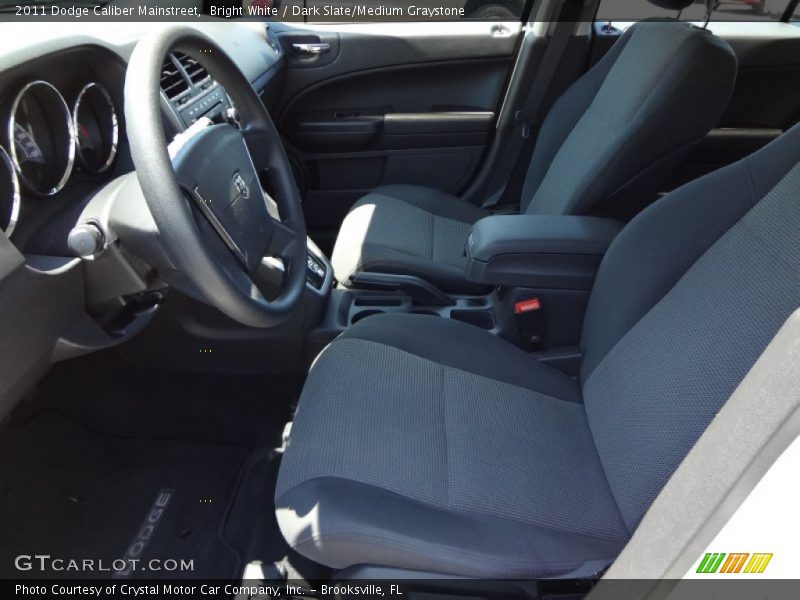Bright White / Dark Slate/Medium Graystone 2011 Dodge Caliber Mainstreet