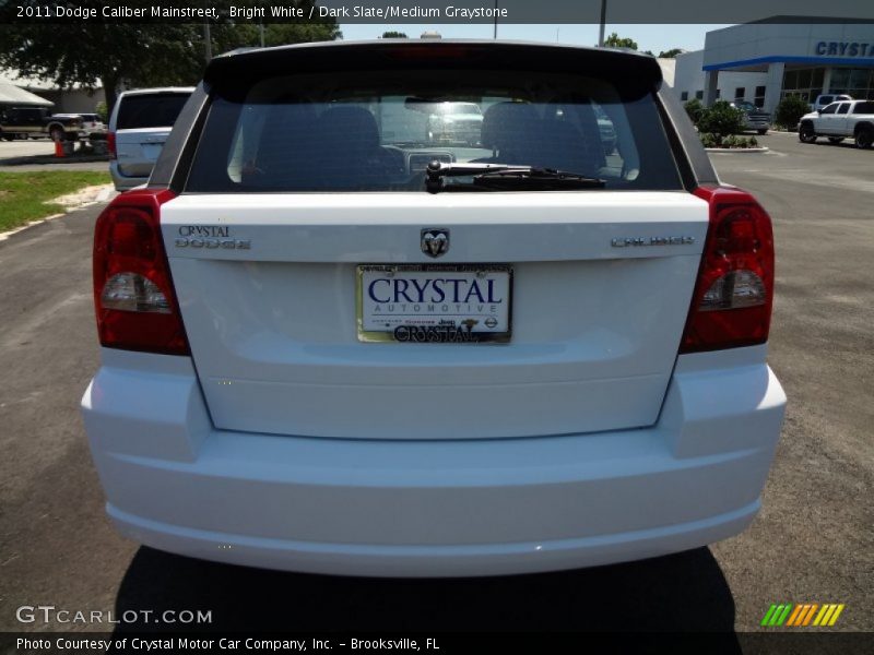 Bright White / Dark Slate/Medium Graystone 2011 Dodge Caliber Mainstreet