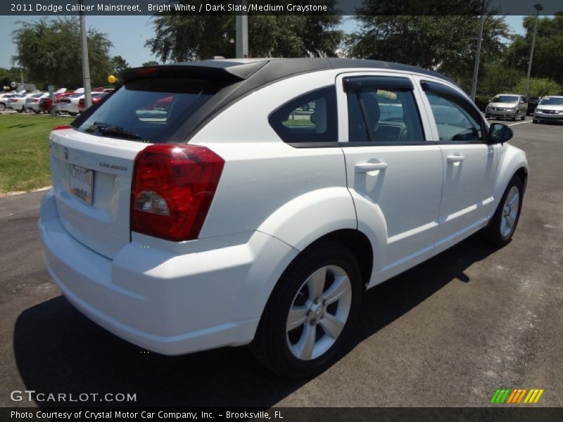 Bright White / Dark Slate/Medium Graystone 2011 Dodge Caliber Mainstreet
