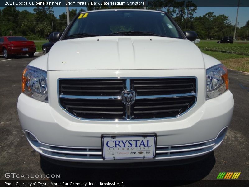 Bright White / Dark Slate/Medium Graystone 2011 Dodge Caliber Mainstreet