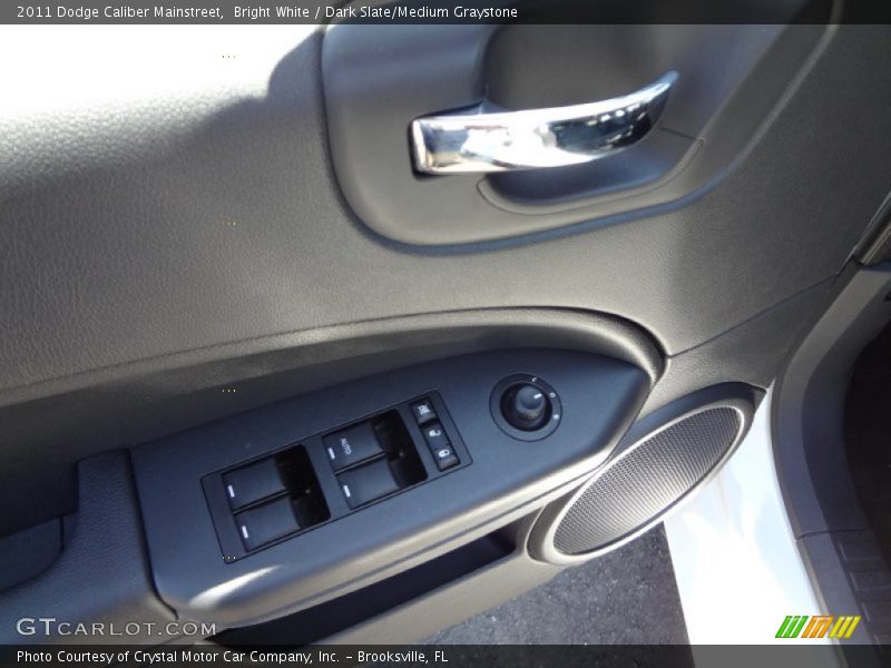 Bright White / Dark Slate/Medium Graystone 2011 Dodge Caliber Mainstreet