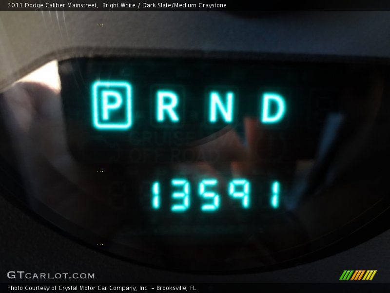 Bright White / Dark Slate/Medium Graystone 2011 Dodge Caliber Mainstreet