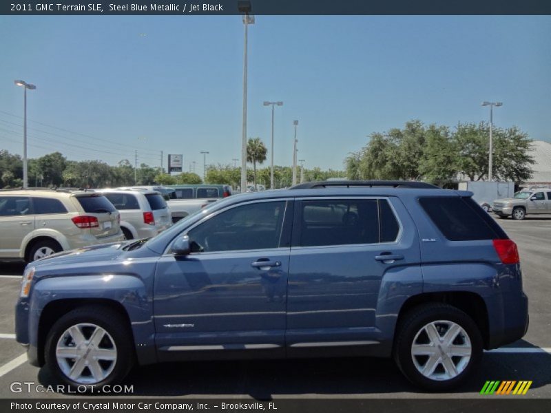 Steel Blue Metallic / Jet Black 2011 GMC Terrain SLE