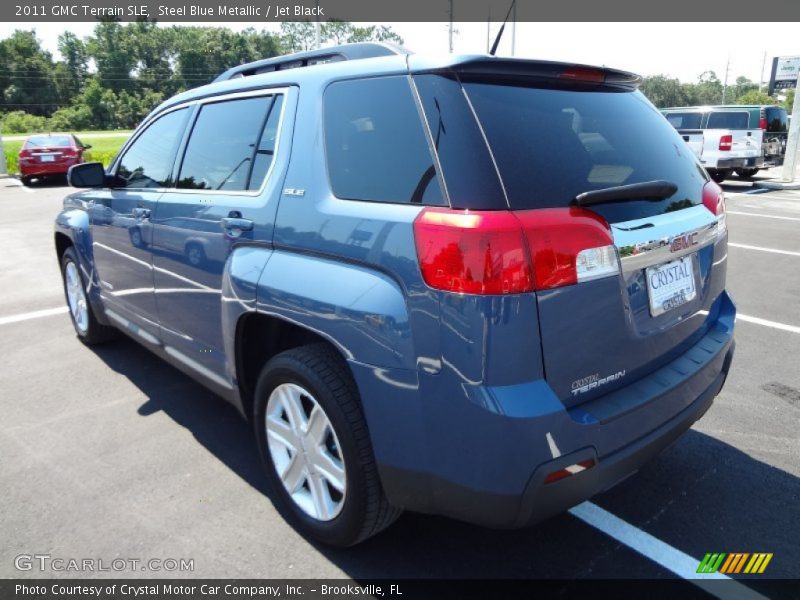 Steel Blue Metallic / Jet Black 2011 GMC Terrain SLE