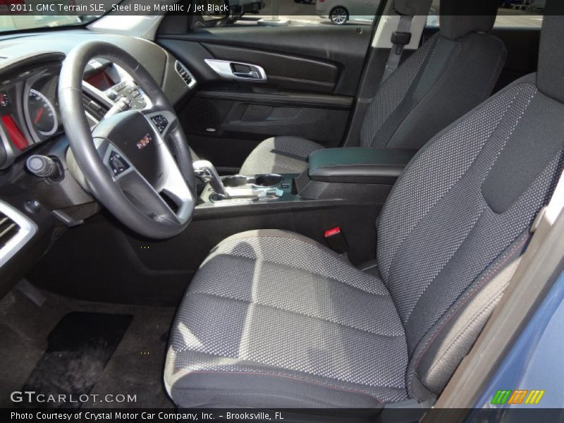 Steel Blue Metallic / Jet Black 2011 GMC Terrain SLE