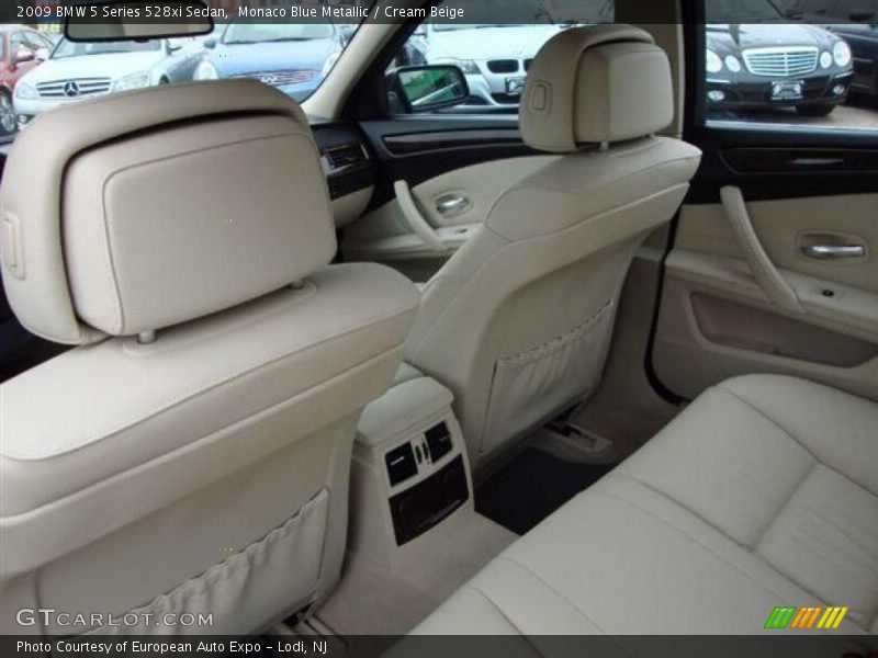 Monaco Blue Metallic / Cream Beige 2009 BMW 5 Series 528xi Sedan