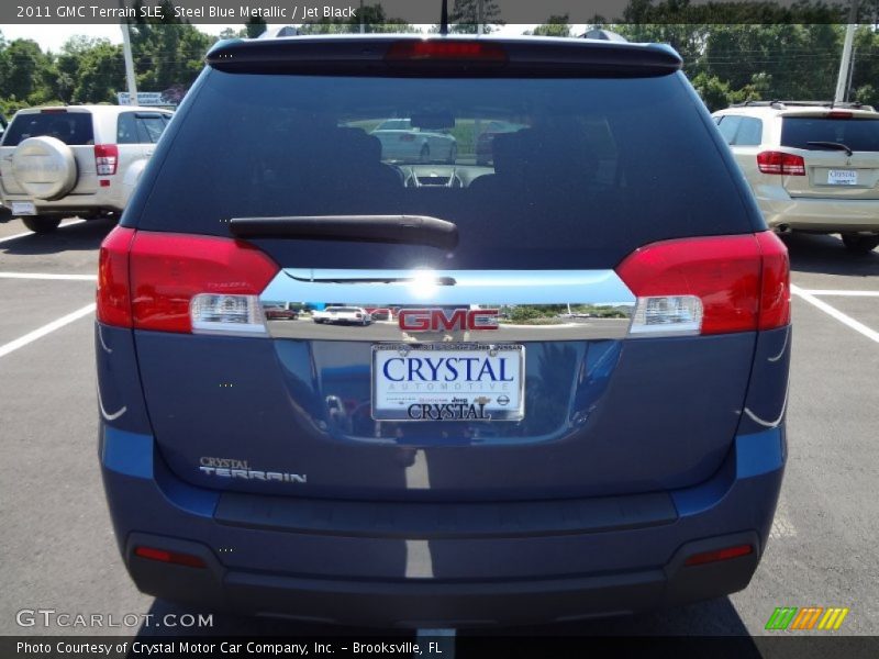 Steel Blue Metallic / Jet Black 2011 GMC Terrain SLE