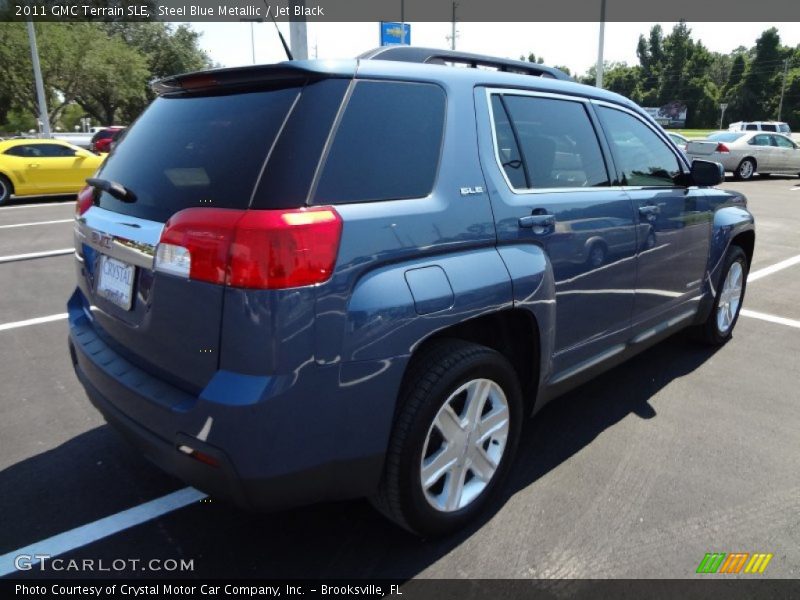 Steel Blue Metallic / Jet Black 2011 GMC Terrain SLE