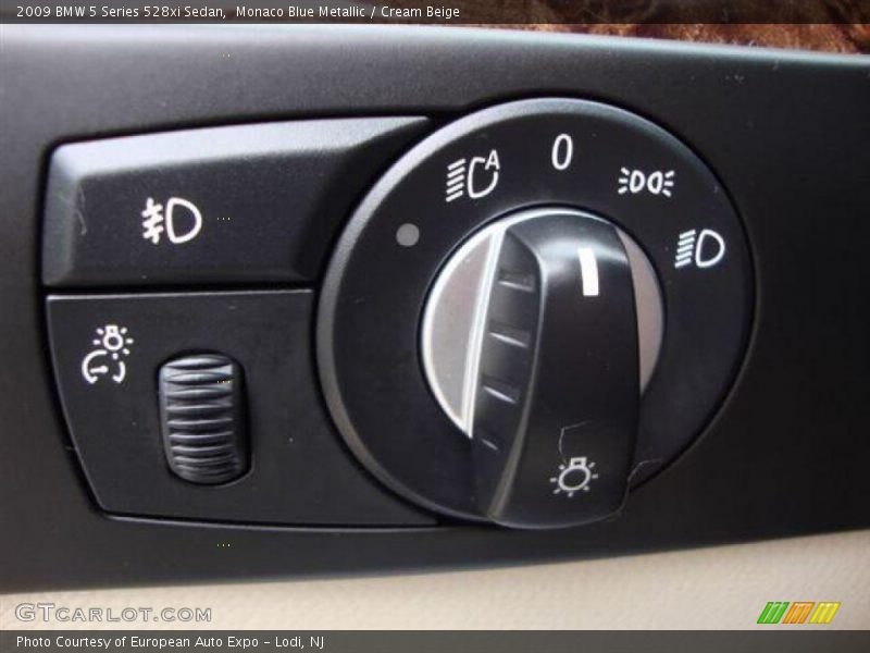 Monaco Blue Metallic / Cream Beige 2009 BMW 5 Series 528xi Sedan