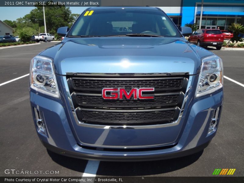 Steel Blue Metallic / Jet Black 2011 GMC Terrain SLE