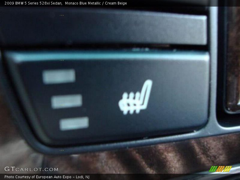 Monaco Blue Metallic / Cream Beige 2009 BMW 5 Series 528xi Sedan