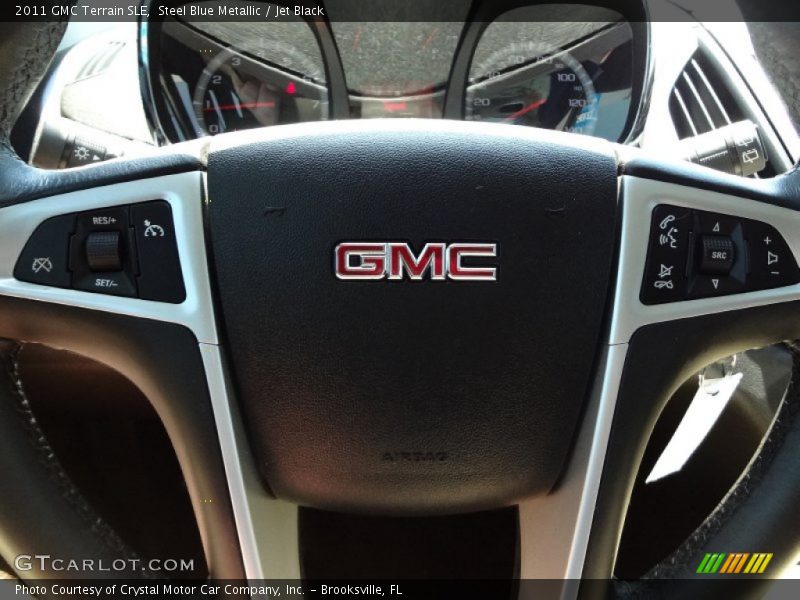 Steel Blue Metallic / Jet Black 2011 GMC Terrain SLE