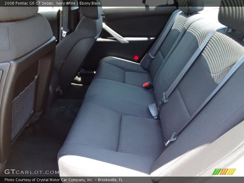 Ivory White / Ebony Black 2008 Pontiac G6 GT Sedan