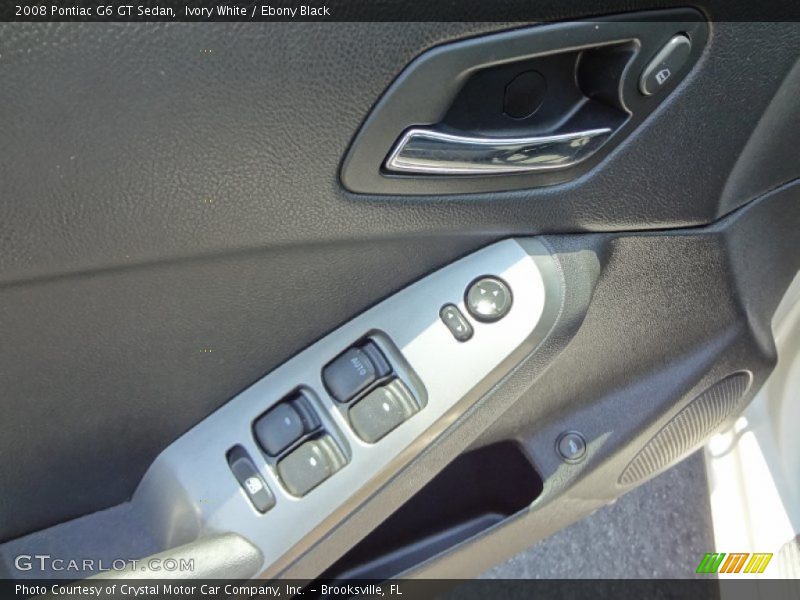 Ivory White / Ebony Black 2008 Pontiac G6 GT Sedan