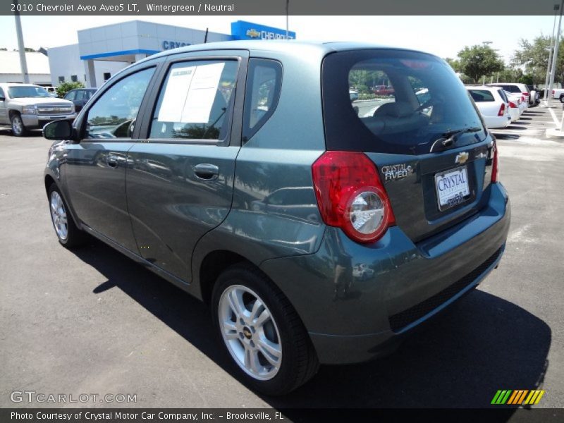 Wintergreen / Neutral 2010 Chevrolet Aveo Aveo5 LT