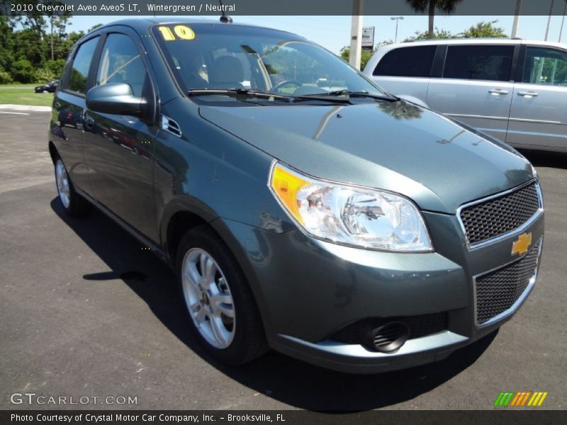 Wintergreen / Neutral 2010 Chevrolet Aveo Aveo5 LT