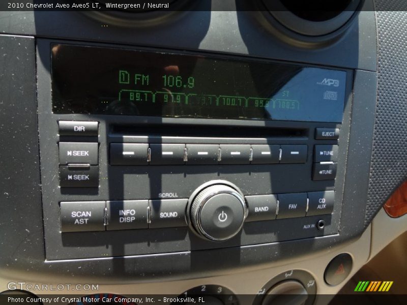 Wintergreen / Neutral 2010 Chevrolet Aveo Aveo5 LT
