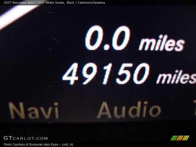 Black / Cashmere/Savanna 2007 Mercedes-Benz S 550 4Matic Sedan