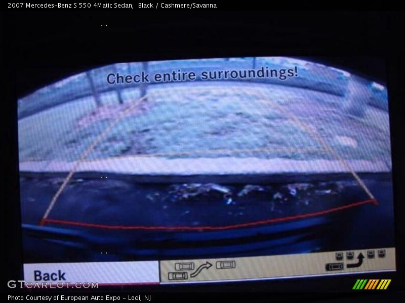 Black / Cashmere/Savanna 2007 Mercedes-Benz S 550 4Matic Sedan