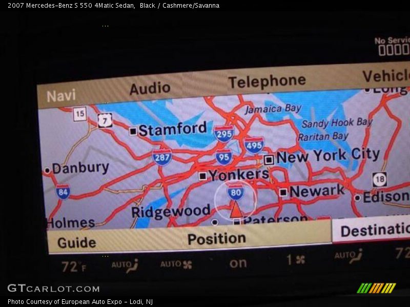 Black / Cashmere/Savanna 2007 Mercedes-Benz S 550 4Matic Sedan