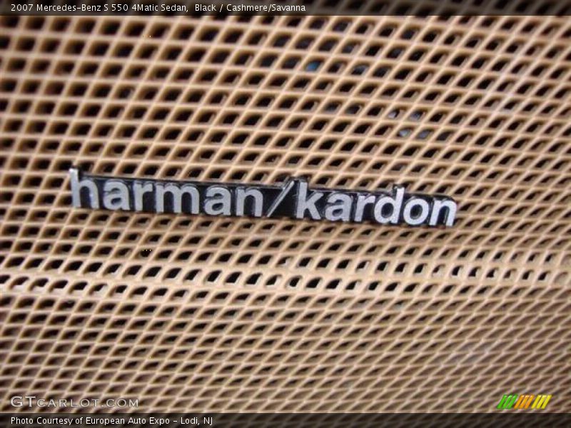 Black / Cashmere/Savanna 2007 Mercedes-Benz S 550 4Matic Sedan