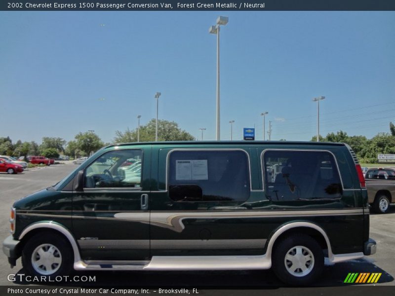  2002 Express 1500 Passenger Conversion Van Forest Green Metallic
