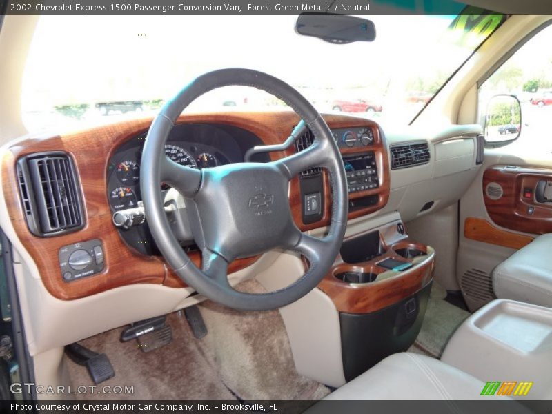 Dashboard of 2002 Express 1500 Passenger Conversion Van