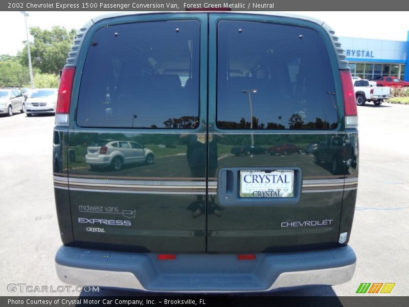 Forest Green Metallic / Neutral 2002 Chevrolet Express 1500 Passenger Conversion Van
