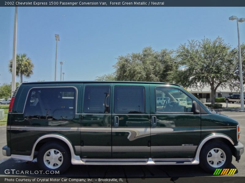  2002 Express 1500 Passenger Conversion Van Forest Green Metallic