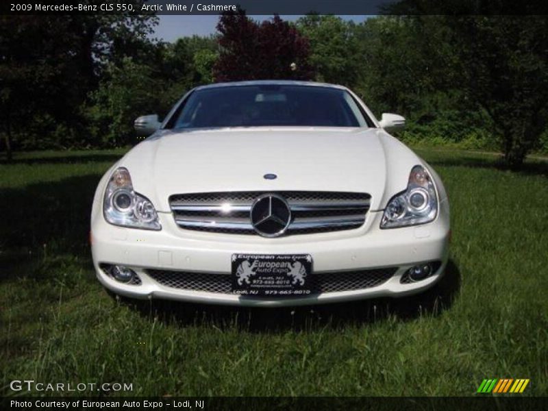 Arctic White / Cashmere 2009 Mercedes-Benz CLS 550