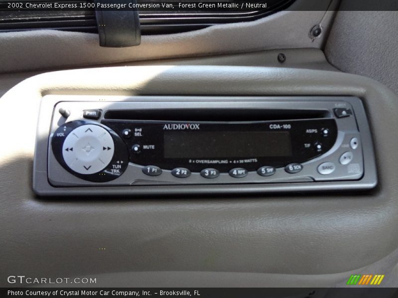 Audio System of 2002 Express 1500 Passenger Conversion Van