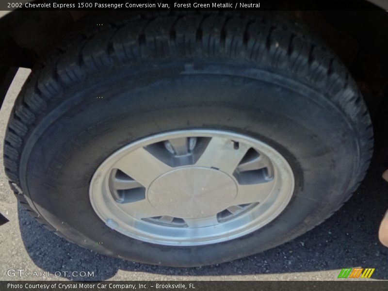 Forest Green Metallic / Neutral 2002 Chevrolet Express 1500 Passenger Conversion Van