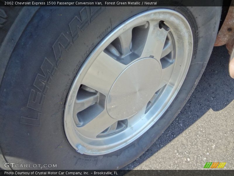 Forest Green Metallic / Neutral 2002 Chevrolet Express 1500 Passenger Conversion Van