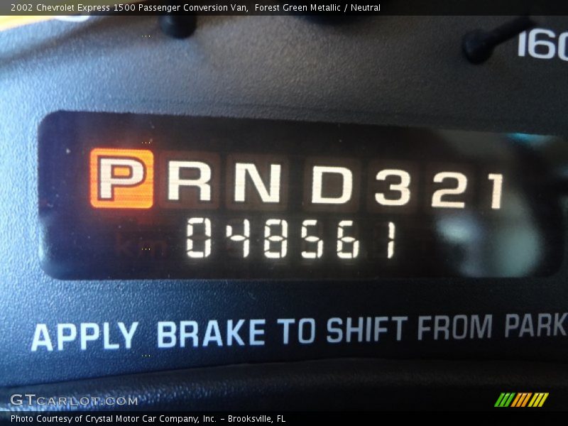 Forest Green Metallic / Neutral 2002 Chevrolet Express 1500 Passenger Conversion Van