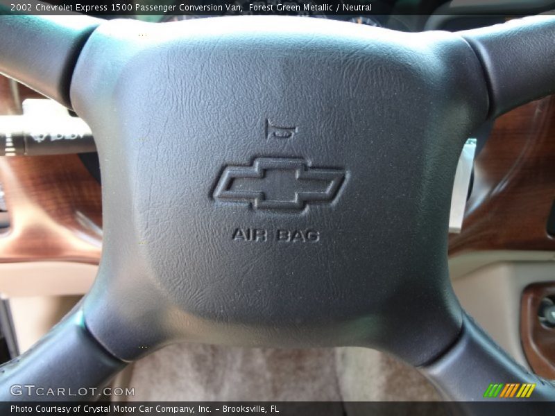 Forest Green Metallic / Neutral 2002 Chevrolet Express 1500 Passenger Conversion Van