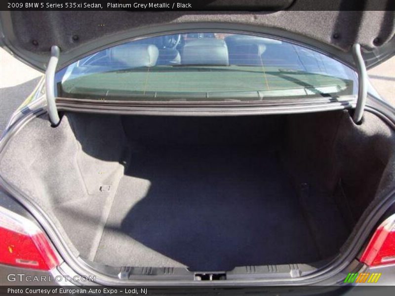 Platinum Grey Metallic / Black 2009 BMW 5 Series 535xi Sedan