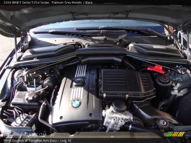 Platinum Grey Metallic / Black 2009 BMW 5 Series 535xi Sedan