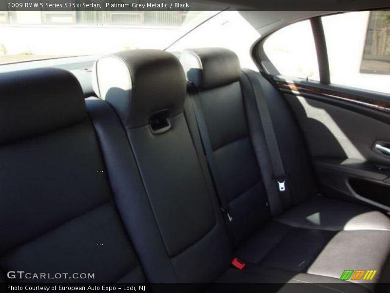Platinum Grey Metallic / Black 2009 BMW 5 Series 535xi Sedan