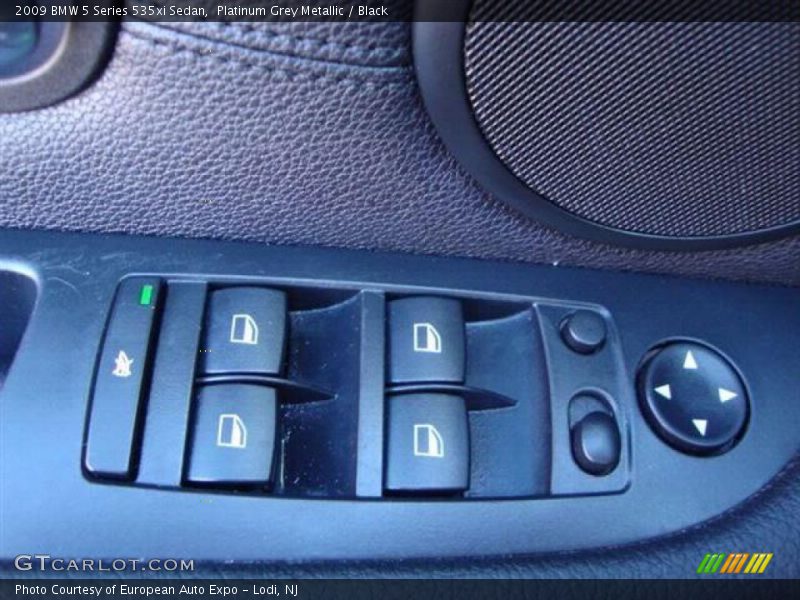 Platinum Grey Metallic / Black 2009 BMW 5 Series 535xi Sedan