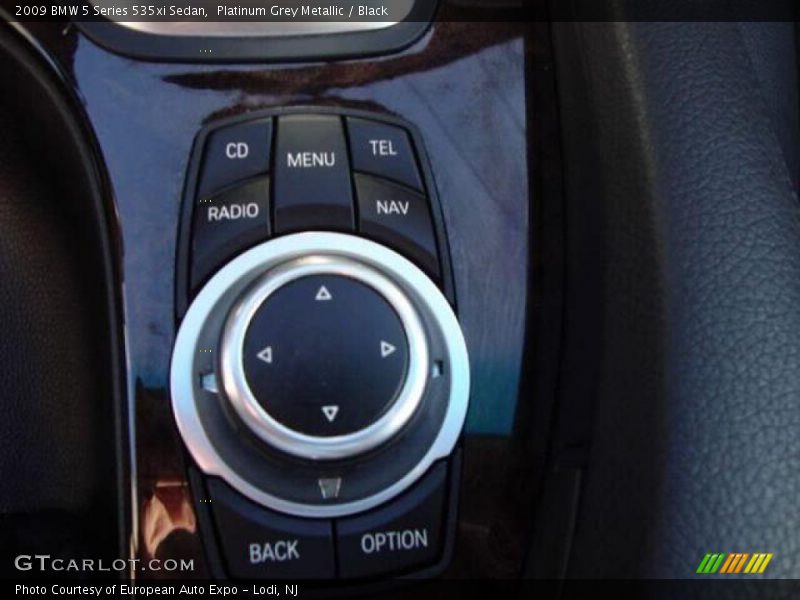 Platinum Grey Metallic / Black 2009 BMW 5 Series 535xi Sedan