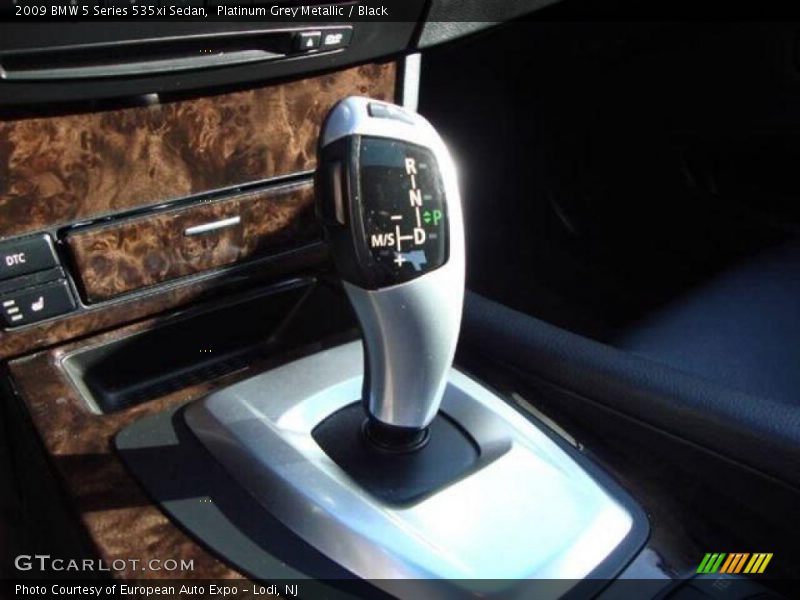 Platinum Grey Metallic / Black 2009 BMW 5 Series 535xi Sedan