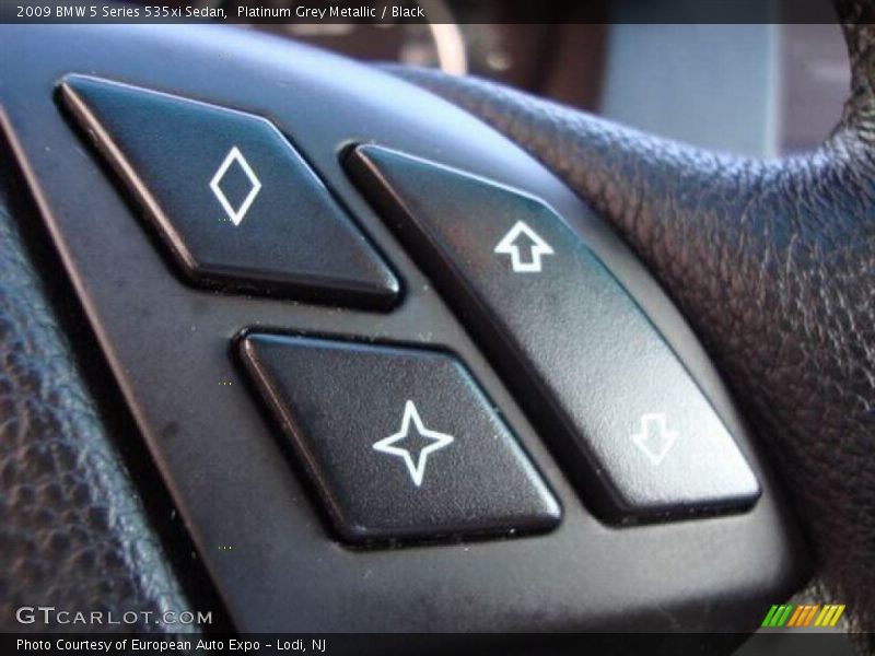Platinum Grey Metallic / Black 2009 BMW 5 Series 535xi Sedan