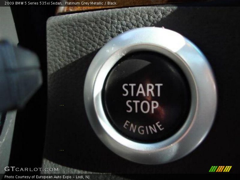 Platinum Grey Metallic / Black 2009 BMW 5 Series 535xi Sedan